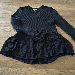 Rag Poets Women’s Ruffled Sweater - Size Small